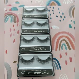 MAD  COLOR EYELashes #12 Black x 4 Pair